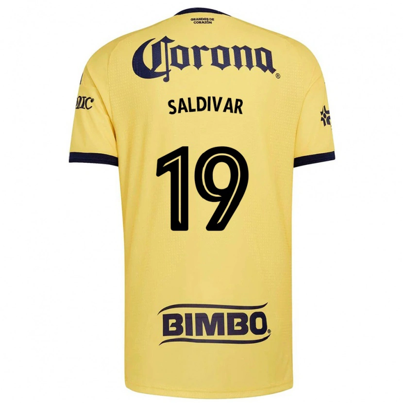 Danxen Mujer Camiseta Montserrat Saldivar #19 Amarillo Rojo Negro 1ª Equipación 2026/27 La Camisa México