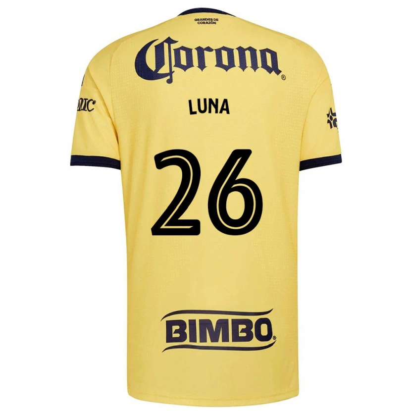 Danxen Mujer Camiseta Karen Luna #26 Amarillo Rojo Negro 1ª Equipación 2026/27 La Camisa México