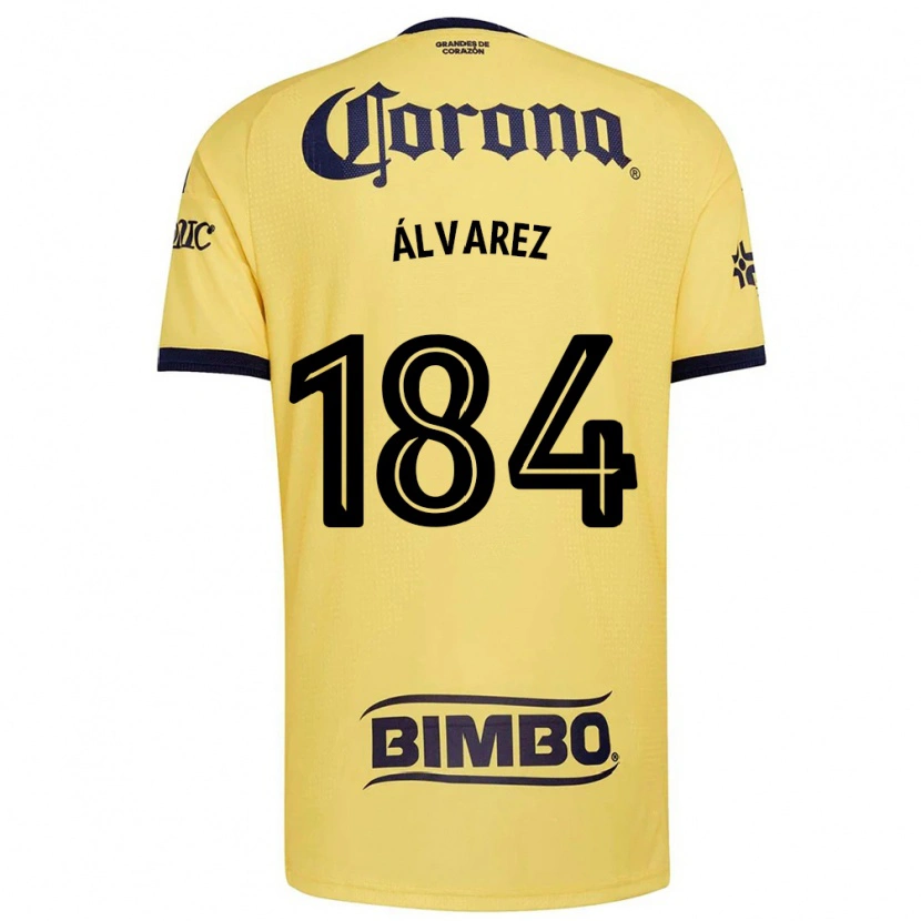 Danxen Mujer Camiseta Antonio Álvarez #184 Amarillo Rojo Negro 1ª Equipación 2026/27 La Camisa México