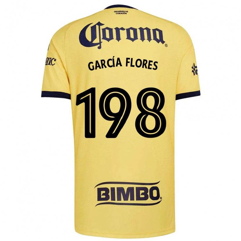 Danxen Mujer Camiseta Francisco García Flores #198 Amarillo Rojo Negro 1ª Equipación 2026/27 La Camisa México