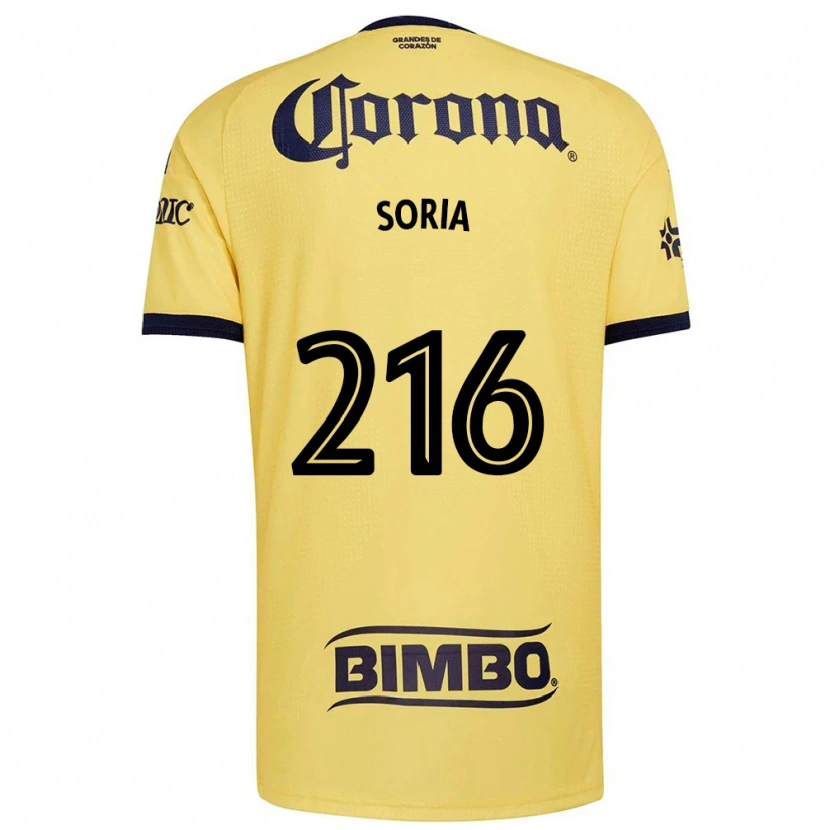 Danxen Mujer Camiseta Emiliano Soria #216 Amarillo Rojo Negro 1ª Equipación 2026/27 La Camisa México