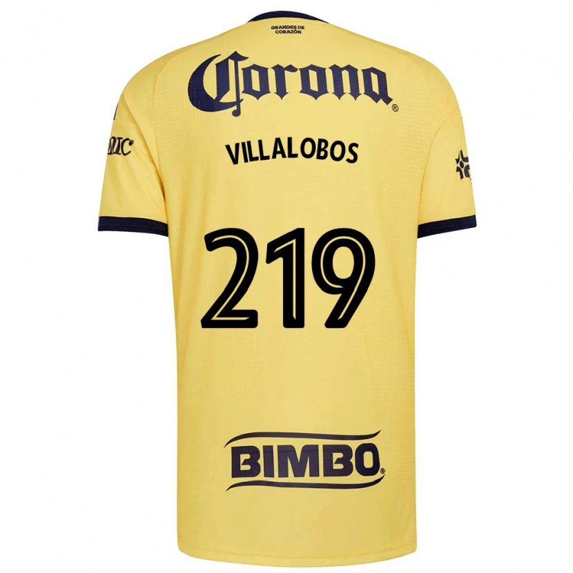 Danxen Mujer Camiseta Patricio Villalobos #219 Amarillo Rojo Negro 1ª Equipación 2026/27 La Camisa México