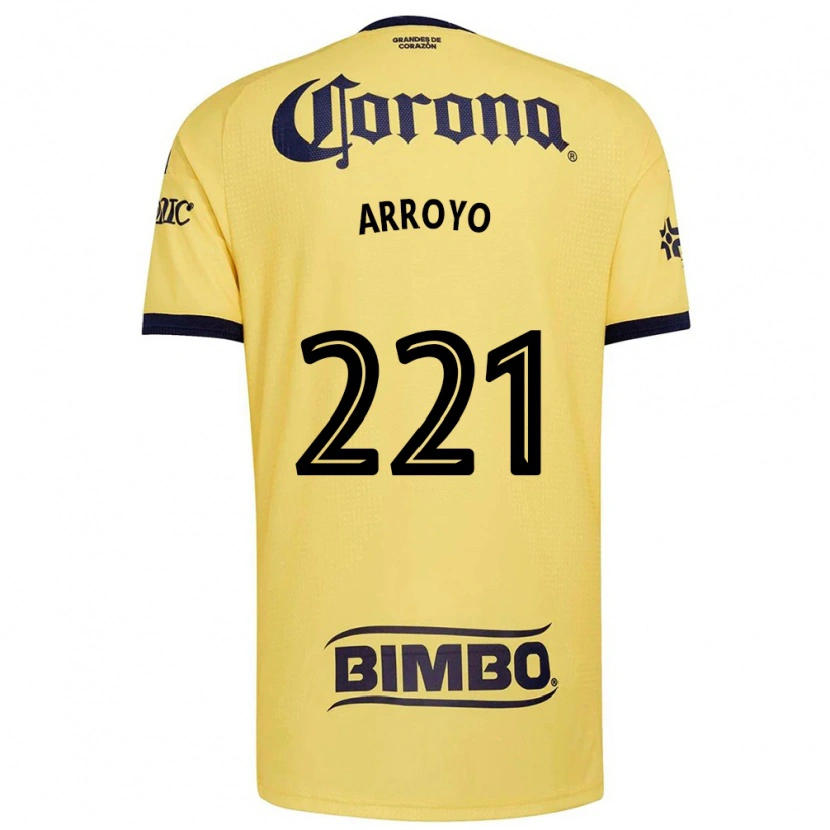 Danxen Mujer Camiseta Reyli Arroyo #221 Amarillo Rojo Negro 1ª Equipación 2026/27 La Camisa México