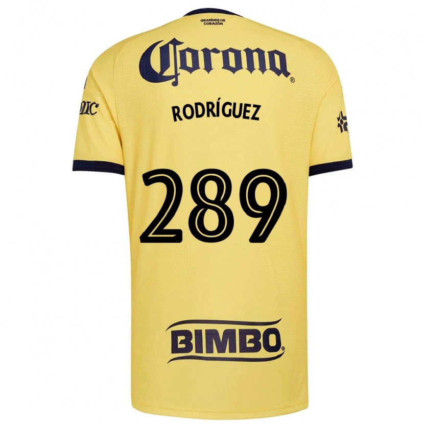 Danxen Mujer Camiseta Ángel Rodríguez #289 Amarillo Rojo Negro 1ª Equipación 2026/27 La Camisa México