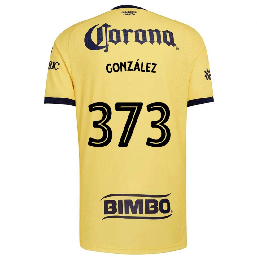 Danxen Mujer Camiseta Jayden González #373 Amarillo Rojo Negro 1ª Equipación 2026/27 La Camisa México
