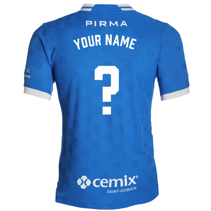 Danxen Mujer Camiseta Su Nombre #0 Azul Blanco Rojo 1ª Equipación 2026/27 La Camisa México