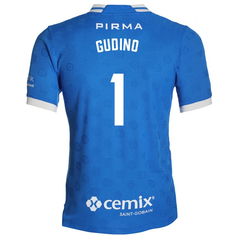 Danxen Mujer Camiseta Andrés Gudiño #1 Azul Blanco Rojo 1ª Equipación 2026/27 La Camisa México