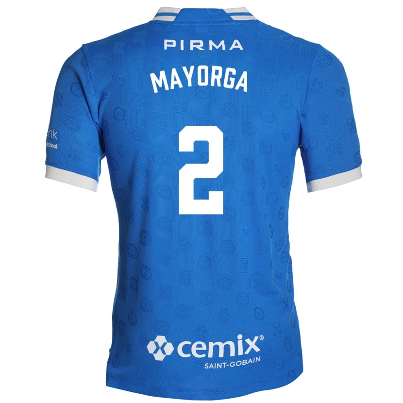 Danxen Mujer Camiseta Alejandro Mayorga #2 Azul Blanco Rojo 1ª Equipación 2026/27 La Camisa México