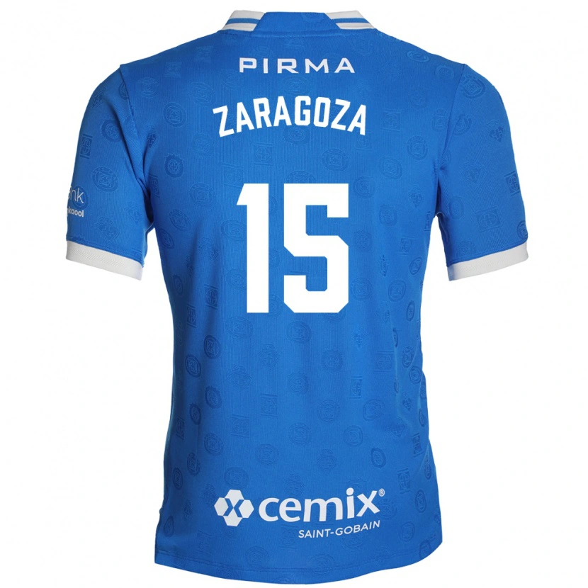 Danxen Mujer Camiseta Nancy Zaragoza #15 Azul Blanco Rojo 1ª Equipación 2026/27 La Camisa México