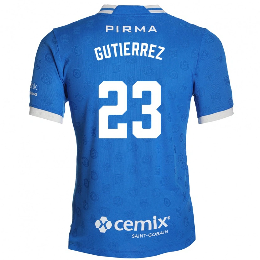 Danxen Mujer Camiseta Ivonne Gutierrez #23 Azul Blanco Rojo 1ª Equipación 2026/27 La Camisa México
