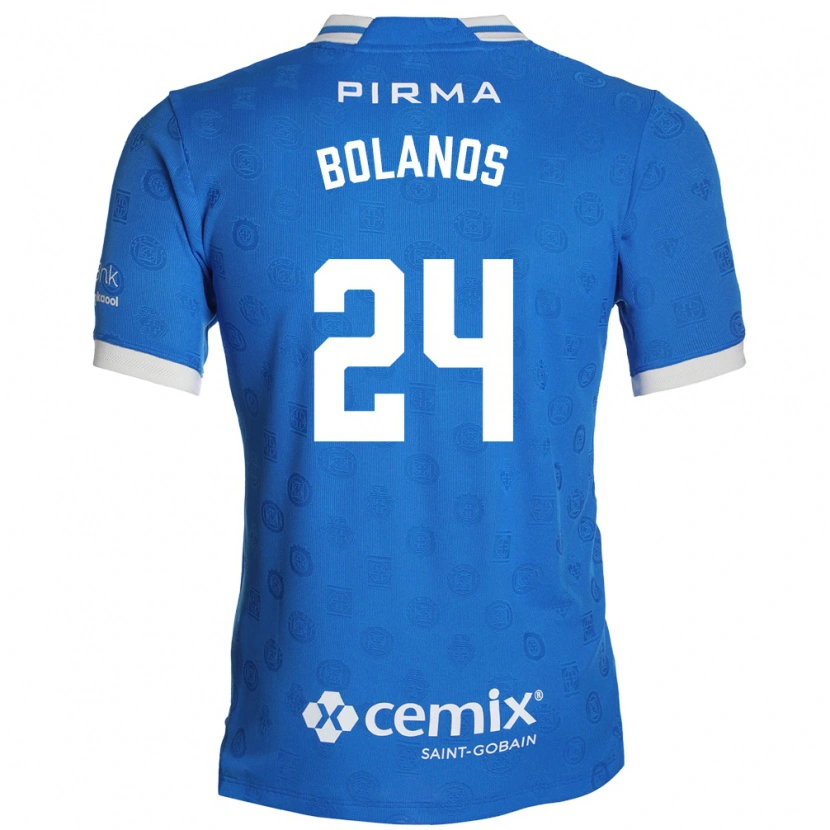 Danxen Mujer Camiseta Jatziry Bolanos #24 Azul Blanco Rojo 1ª Equipación 2026/27 La Camisa México