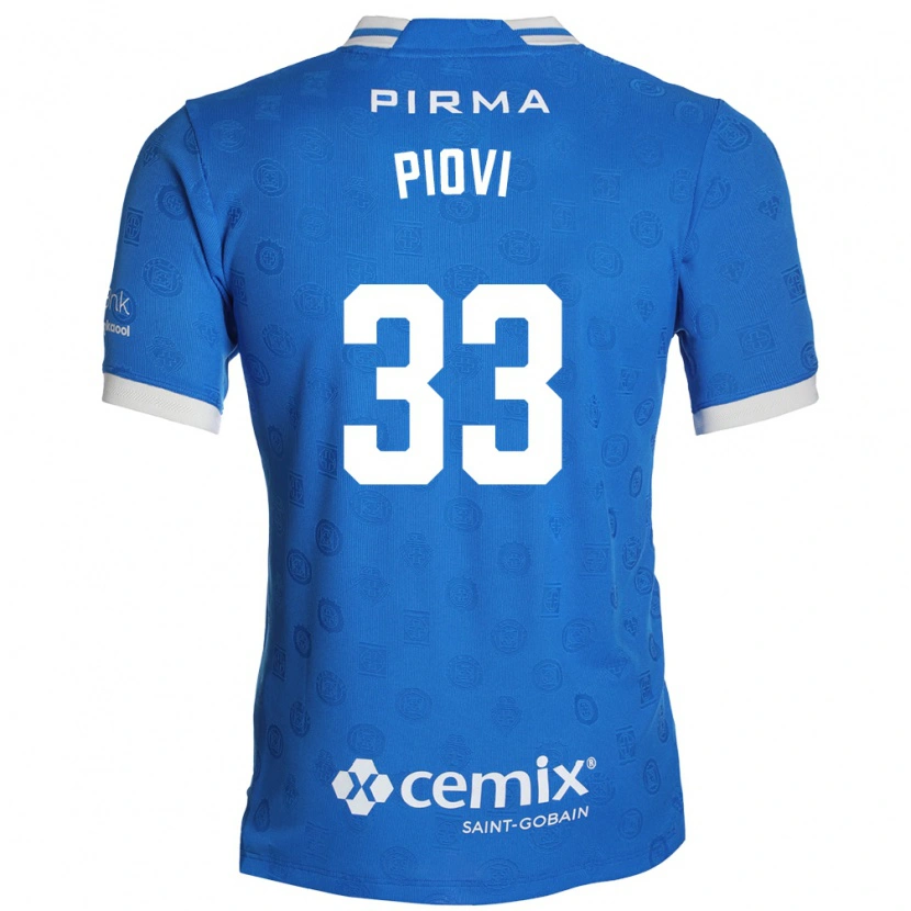 Danxen Mujer Camiseta Gonzalo Piovi #33 Azul Blanco Rojo 1ª Equipación 2026/27 La Camisa México