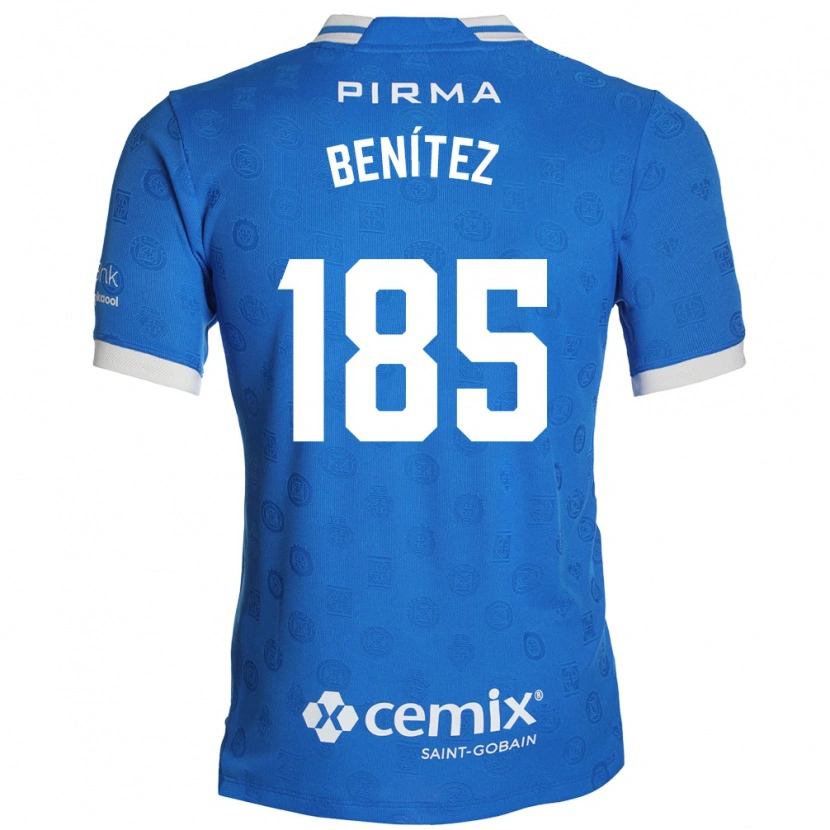 Danxen Mujer Camiseta Cristopher Benítez #185 Azul Blanco Rojo 1ª Equipación 2026/27 La Camisa México
