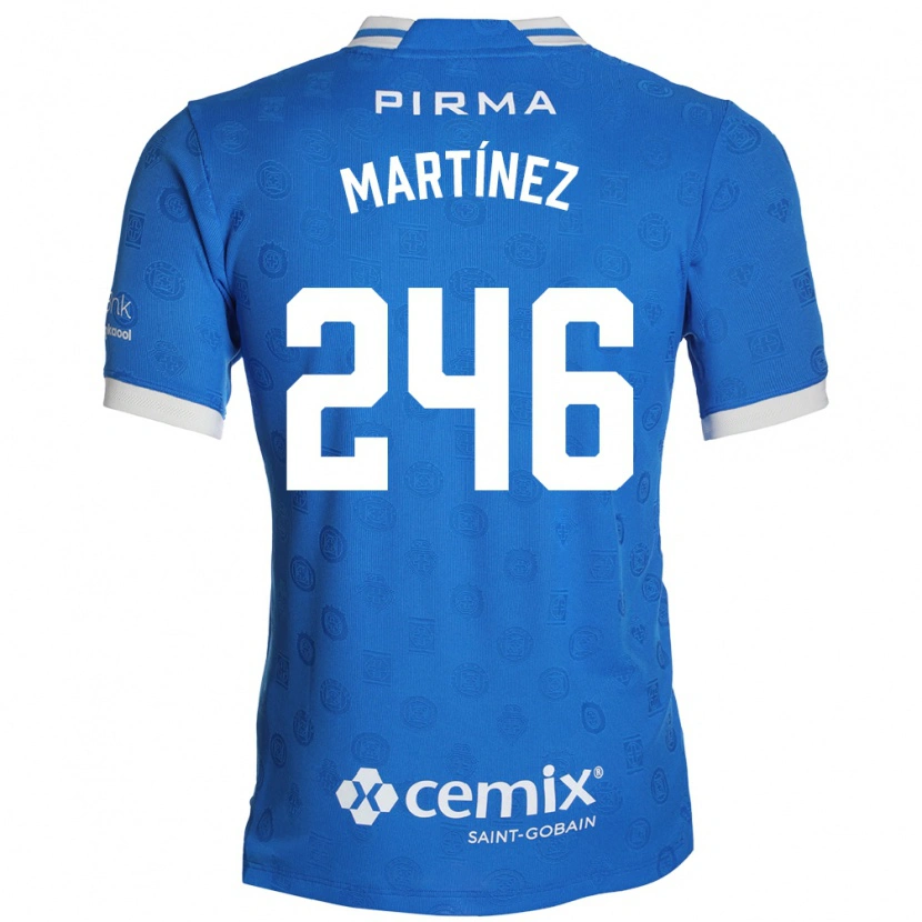 Danxen Mujer Camiseta Rey Martínez #246 Azul Blanco Rojo 1ª Equipación 2026/27 La Camisa México