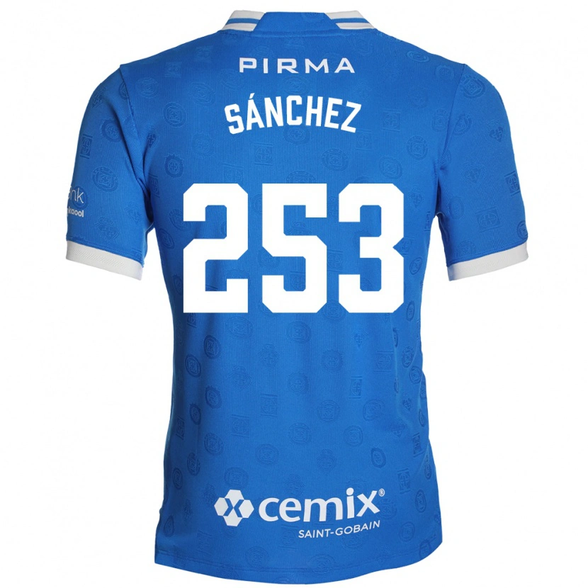 Danxen Mujer Camiseta Pablo Sánchez #253 Azul Blanco Rojo 1ª Equipación 2026/27 La Camisa México