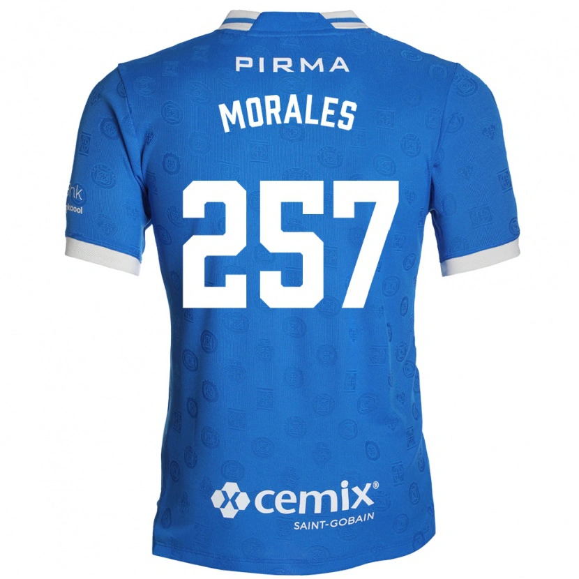 Danxen Mujer Camiseta Diego Morales #257 Azul Blanco Rojo 1ª Equipación 2026/27 La Camisa México