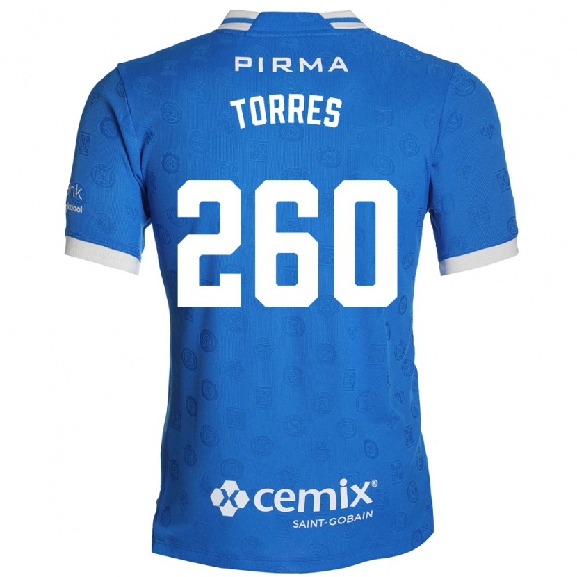Danxen Mujer Camiseta Raúl Torres #260 Azul Blanco Rojo 1ª Equipación 2026/27 La Camisa México