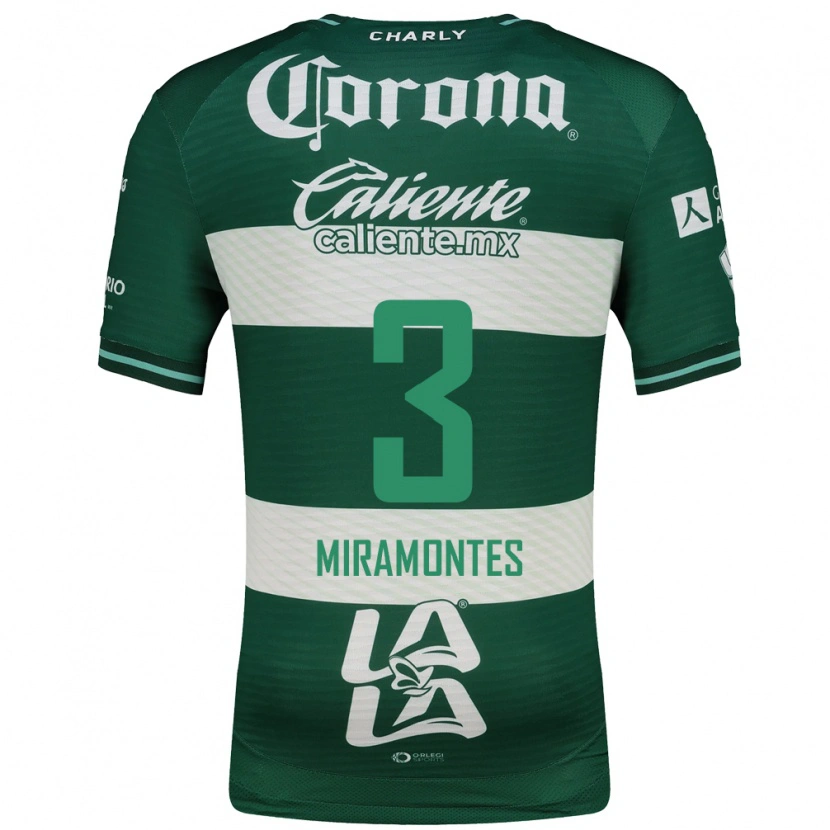Danxen Mujer Camiseta Natalia Miramontes #3 Verde Blanco 1ª Equipación 2026/27 La Camisa México