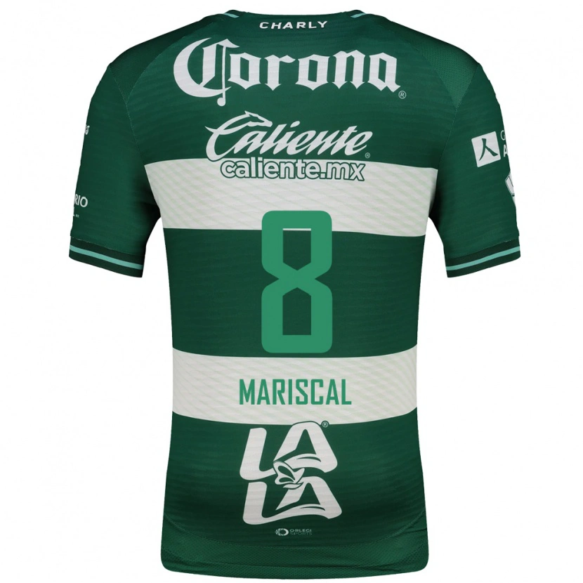 Danxen Mujer Camiseta Salvador Mariscal #8 Verde Blanco 1ª Equipación 2026/27 La Camisa México