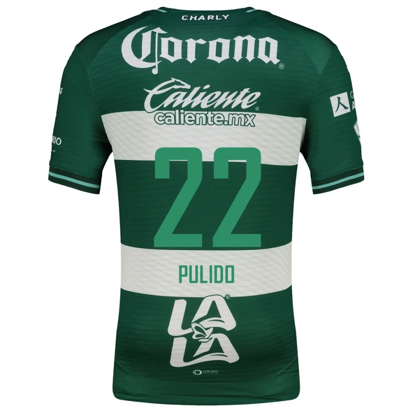 Danxen Mujer Camiseta Sheila Pulido #22 Verde Blanco 1ª Equipación 2026/27 La Camisa México