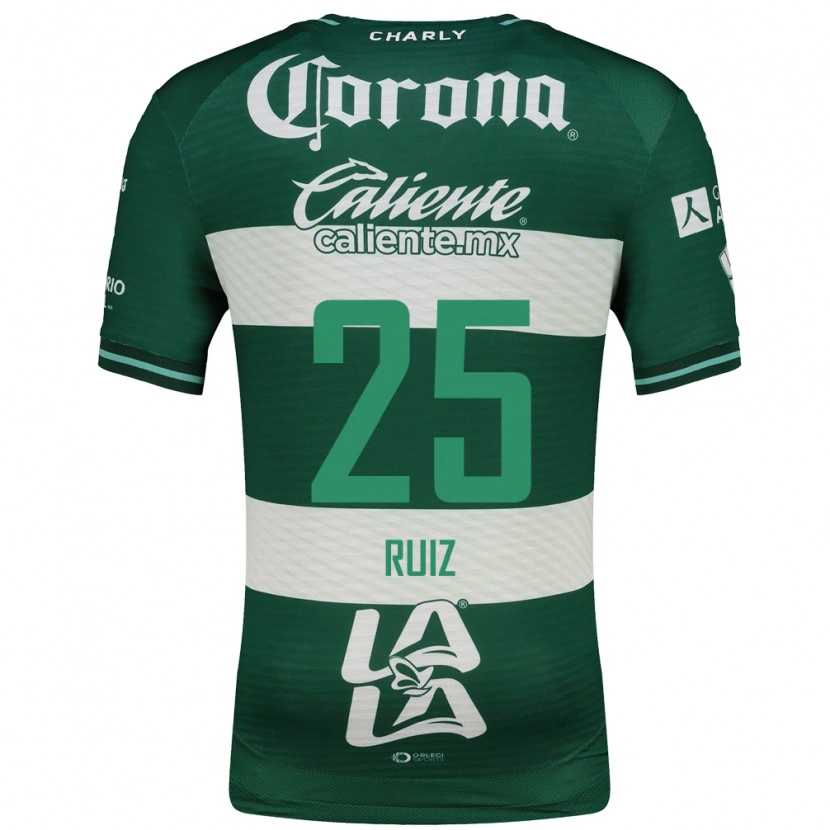 Danxen Mujer Camiseta Michel Ruiz #25 Verde Blanco 1ª Equipación 2026/27 La Camisa México