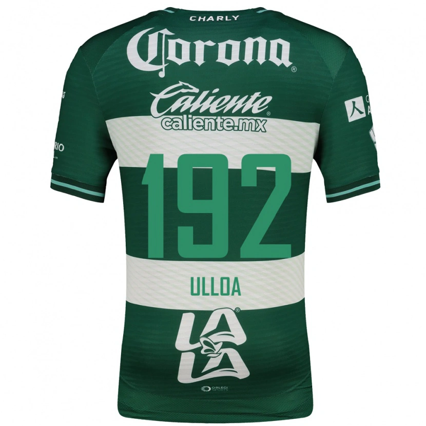Danxen Mujer Camiseta José Ulloa #192 Verde Blanco 1ª Equipación 2026/27 La Camisa México