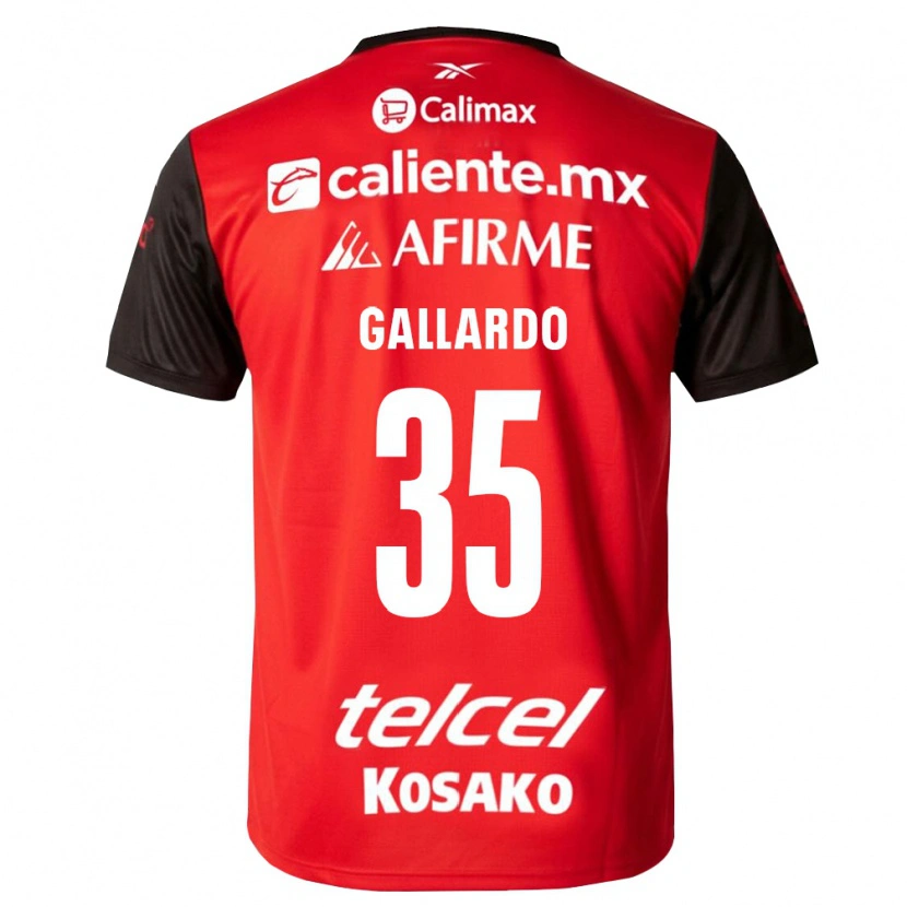 Danxen Mujer Camiseta Gloriaisabel Gallardo #35 Negro Rojo 1ª Equipación 2026/27 La Camisa México