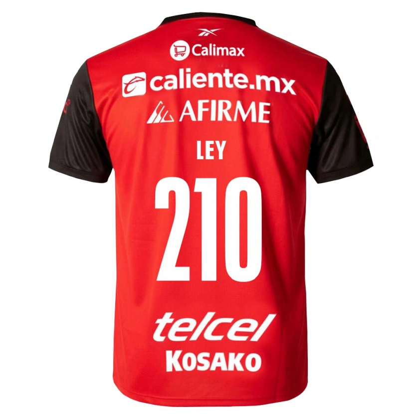 Danxen Mujer Camiseta Emanuel Ley #210 Negro Rojo 1ª Equipación 2026/27 La Camisa México