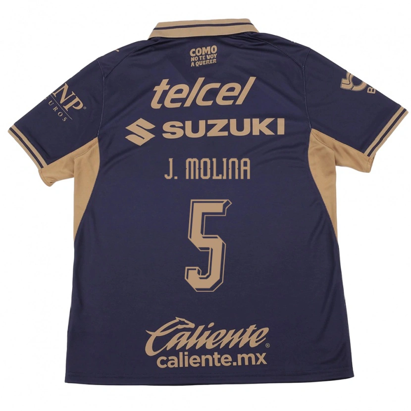 Danxen Mujer Camiseta Jesús Molina #5 Morado Marrón 1ª Equipación 2026/27 La Camisa México