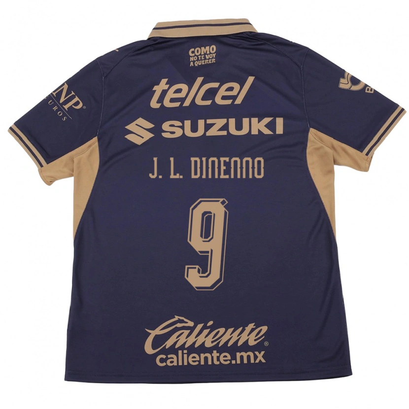 Danxen Mujer Camiseta Juan Dinenno #9 Morado Marrón 1ª Equipación 2026/27 La Camisa México