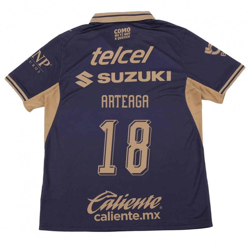 Danxen Mujer Camiseta Víctor Arteaga #18 Morado Marrón 1ª Equipación 2026/27 La Camisa México