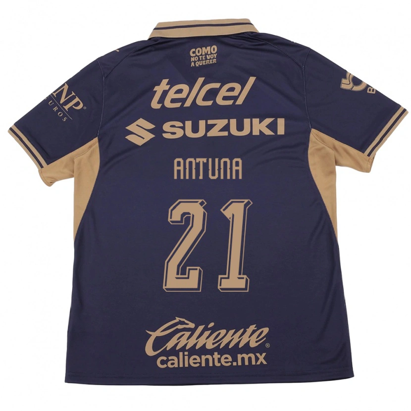 Danxen Mujer Camiseta Uriel Antuna #21 Morado Marrón 1ª Equipación 2026/27 La Camisa México