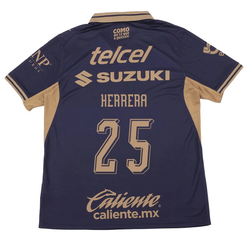 Danxen Mujer Camiseta Laura Herrera #25 Morado Marrón 1ª Equipación 2026/27 La Camisa México
