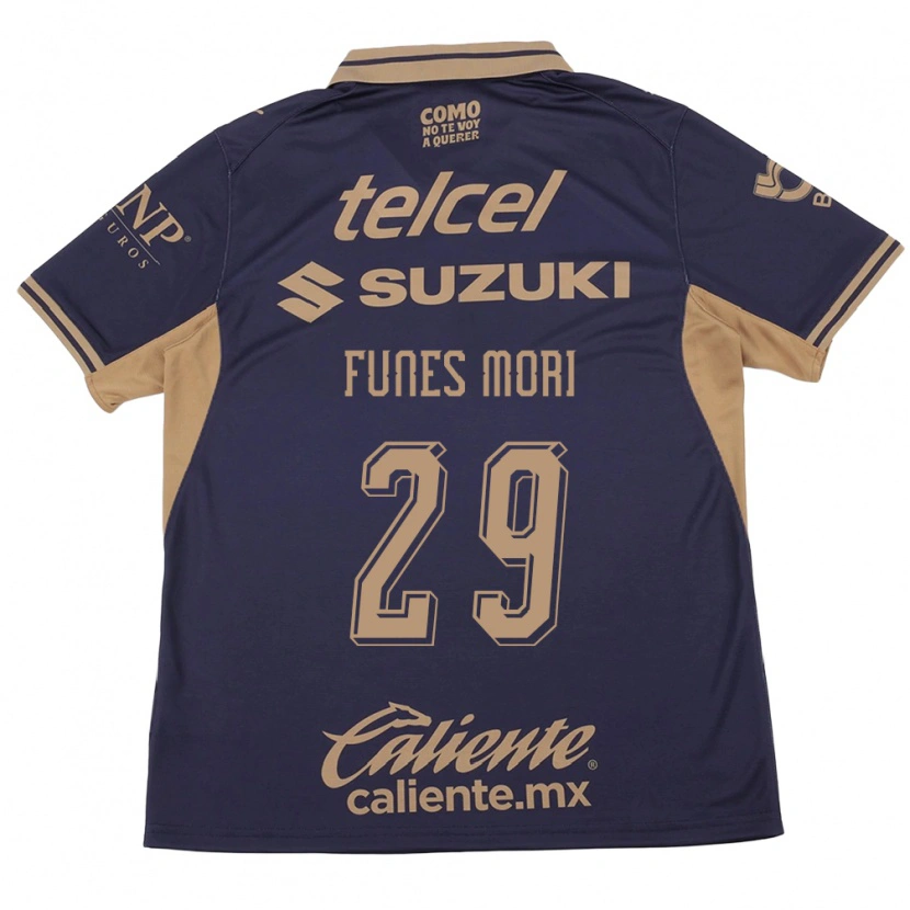 Danxen Mujer Camiseta Rogelio Funes Mori #29 Morado Marrón 1ª Equipación 2026/27 La Camisa México