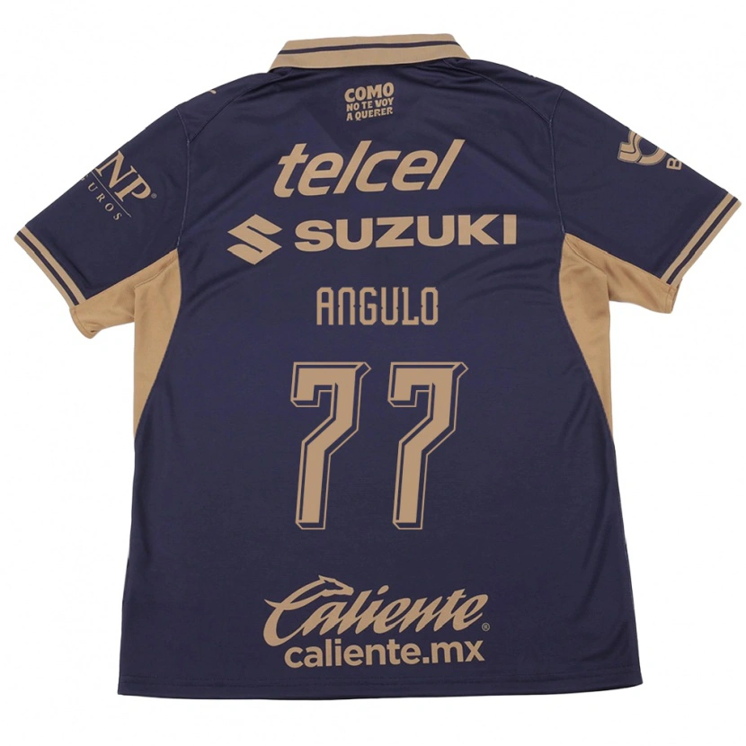 Danxen Mujer Camiseta Álvaro Angulo #77 Morado Marrón 1ª Equipación 2026/27 La Camisa México