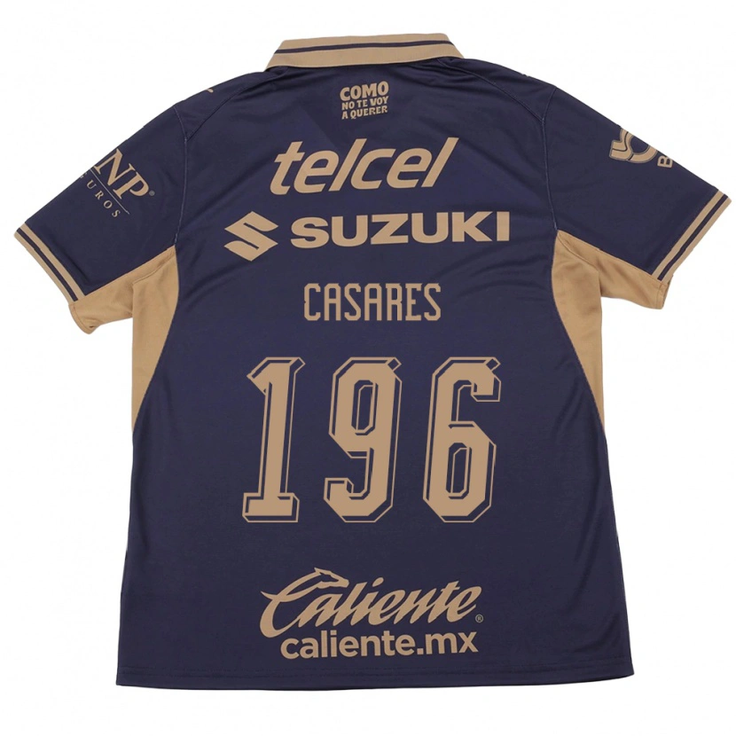 Danxen Mujer Camiseta Mateo Casares #196 Morado Marrón 1ª Equipación 2026/27 La Camisa México