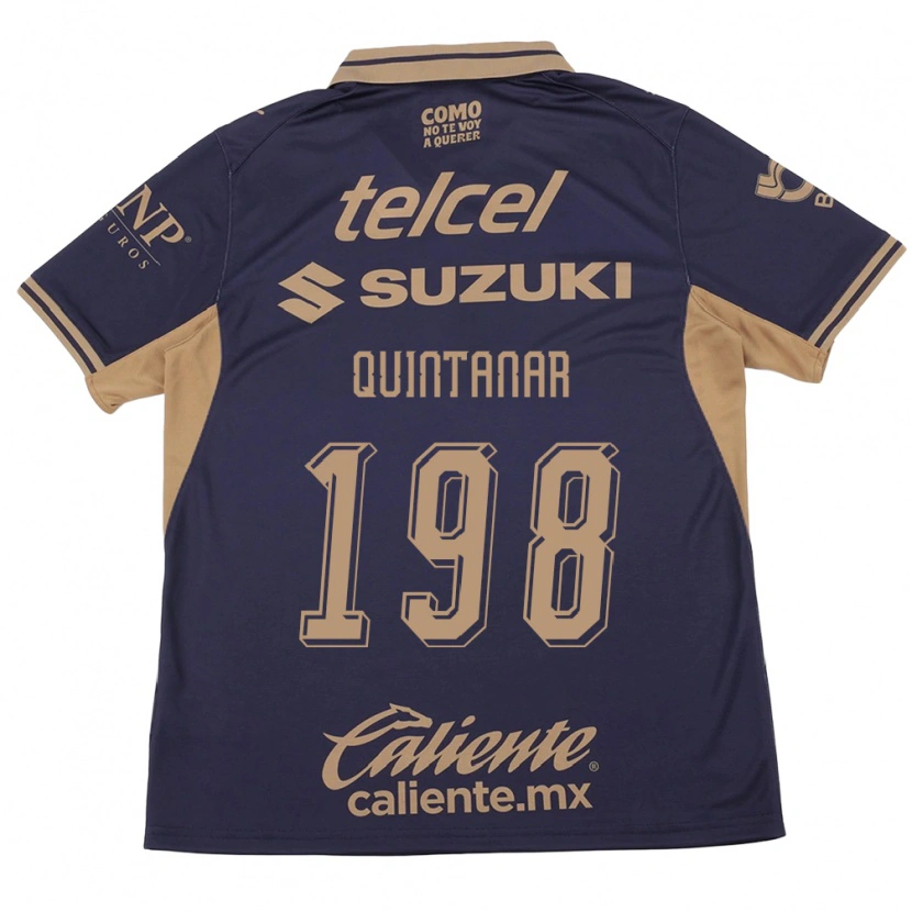 Danxen Mujer Camiseta Edgar Quintanar #198 Morado Marrón 1ª Equipación 2026/27 La Camisa México