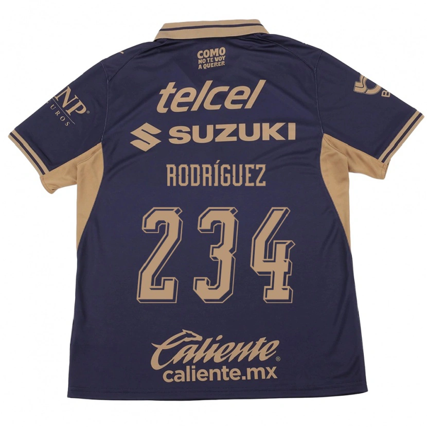 Danxen Mujer Camiseta Axel Rodríguez #234 Morado Marrón 1ª Equipación 2026/27 La Camisa México