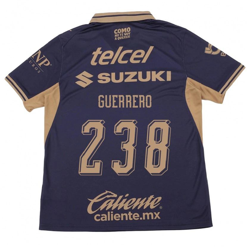 Danxen Mujer Camiseta André Guerrero #238 Morado Marrón 1ª Equipación 2026/27 La Camisa México