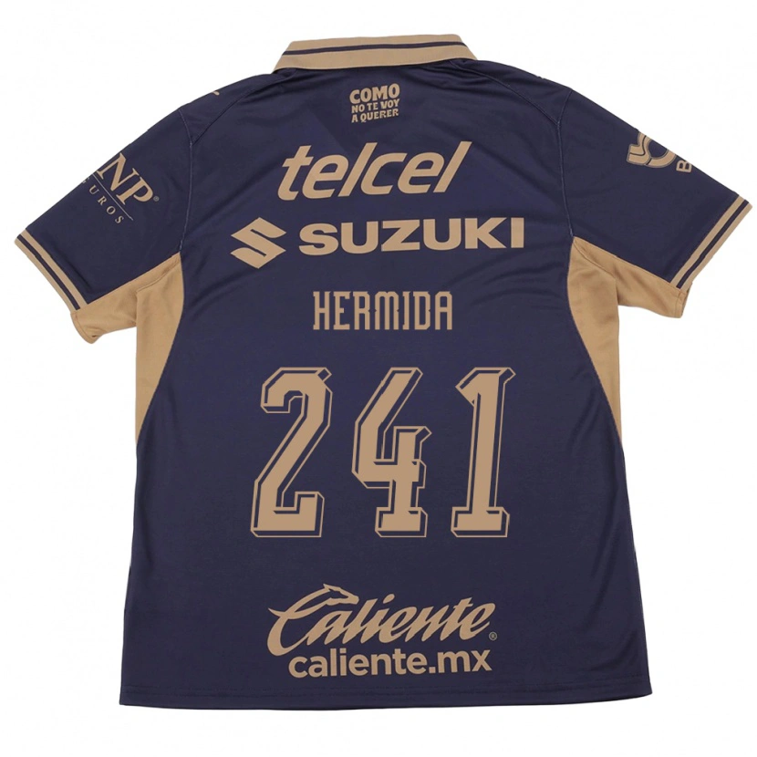 Danxen Mujer Camiseta Emiliano Hermida #241 Morado Marrón 1ª Equipación 2026/27 La Camisa México