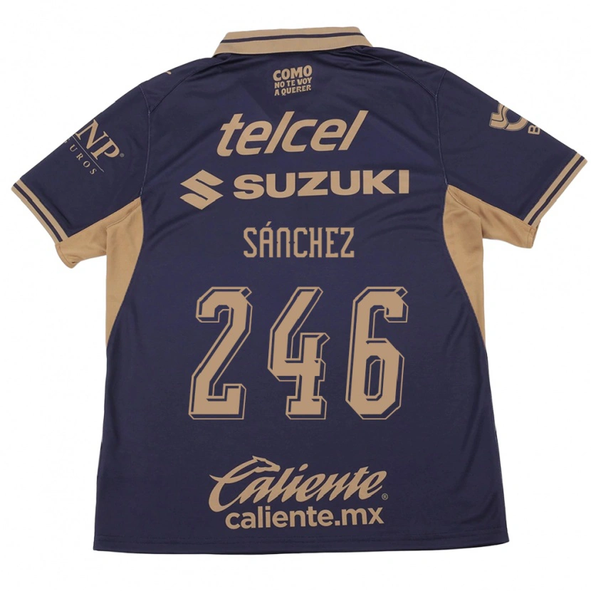 Danxen Mujer Camiseta Oswaldo Sánchez #246 Morado Marrón 1ª Equipación 2026/27 La Camisa México