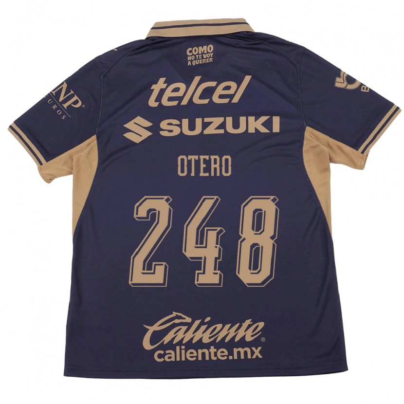 Danxen Mujer Camiseta Jonathan Otero #248 Morado Marrón 1ª Equipación 2026/27 La Camisa México