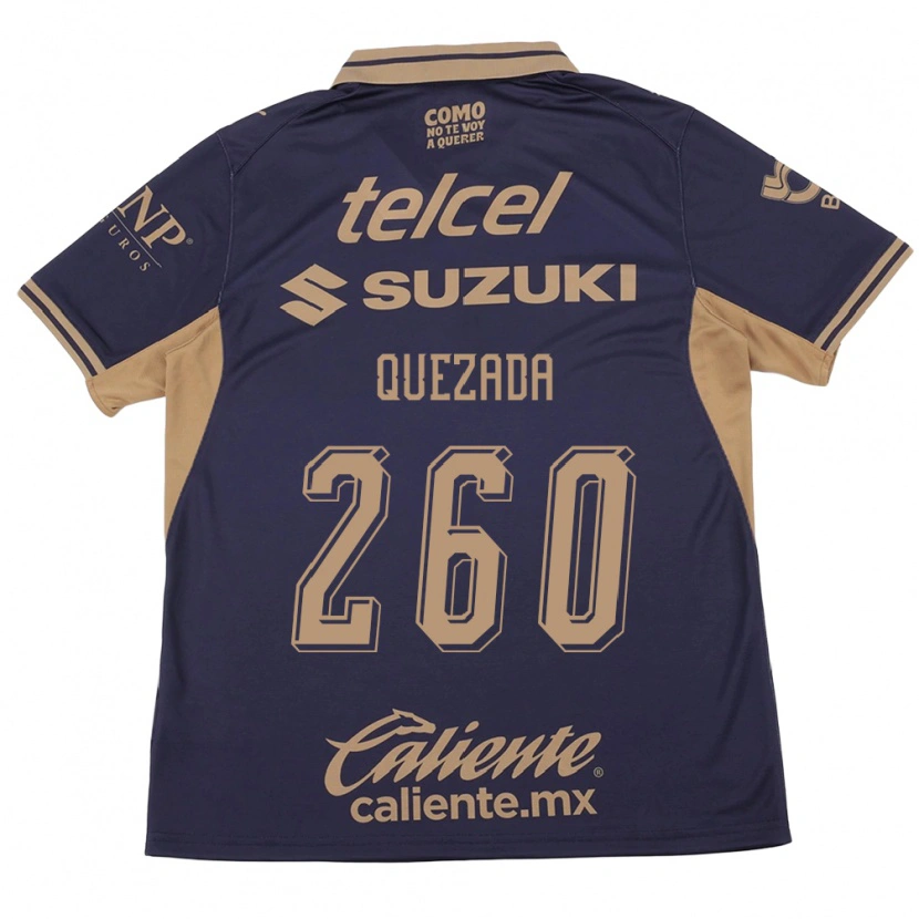 Danxen Mujer Camiseta Héctor Quezada #260 Morado Marrón 1ª Equipación 2026/27 La Camisa México
