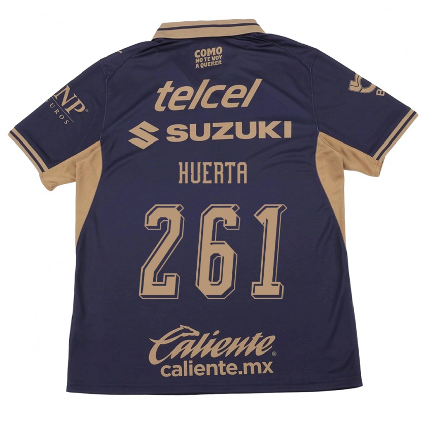 Danxen Mujer Camiseta José Huerta #261 Morado Marrón 1ª Equipación 2026/27 La Camisa México