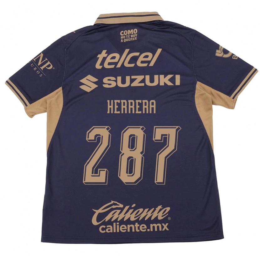 Danxen Mujer Camiseta Sebastián Herrera #287 Morado Marrón 1ª Equipación 2026/27 La Camisa México