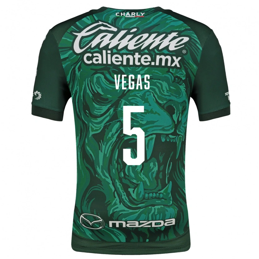 Danxen Mujer Camiseta Sebastián Vegas #5 Verde Negro 1ª Equipación 2026/27 La Camisa México