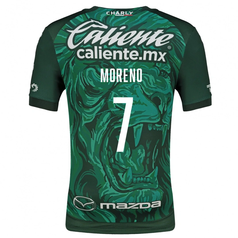 Danxen Mujer Camiseta Iván Moreno #7 Verde Negro 1ª Equipación 2026/27 La Camisa México
