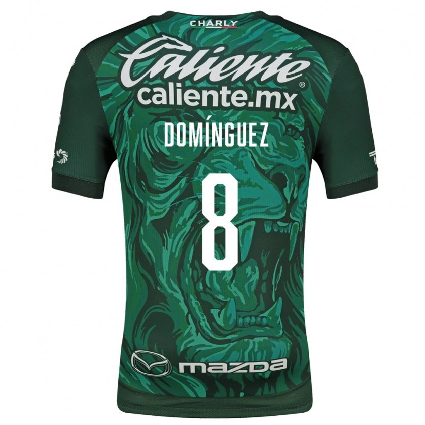 Danxen Mujer Camiseta Juan Domínguez #8 Verde Negro 1ª Equipación 2026/27 La Camisa México