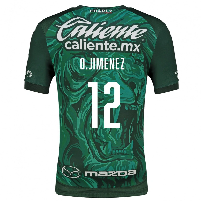 Danxen Mujer Camiseta Oscar Jimenez #12 Verde Negro 1ª Equipación 2026/27 La Camisa México