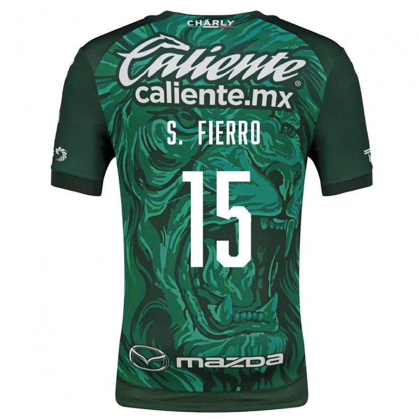 Danxen Mujer Camiseta Sebastián Fierro #15 Verde Negro 1ª Equipación 2026/27 La Camisa México